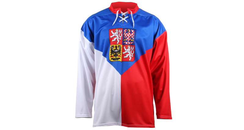 ČR, OH Soči 2014 replika bílá-červená, XL