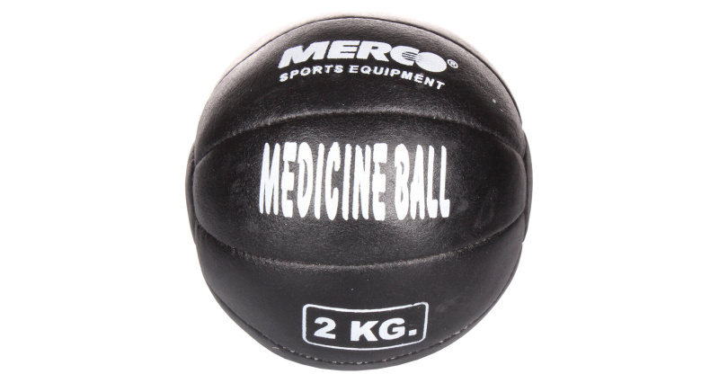 Black Leather kožený medicinální míč, 2 kg