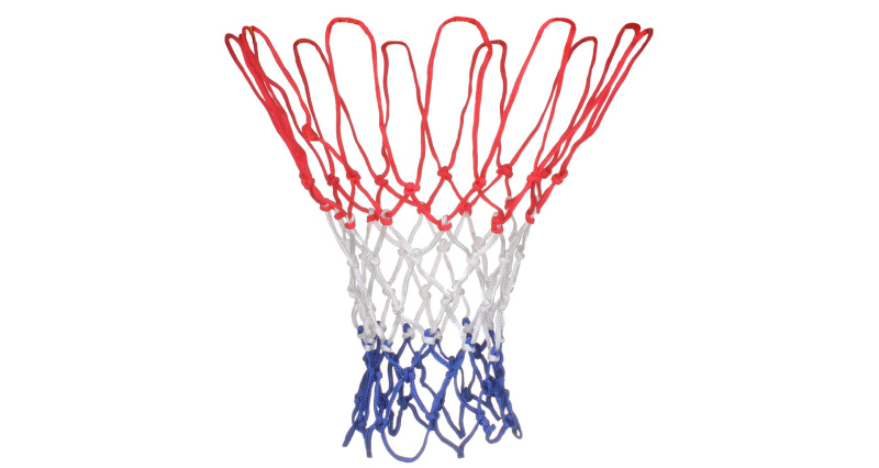Tri-Colour basketbalová síťka, 1 pár