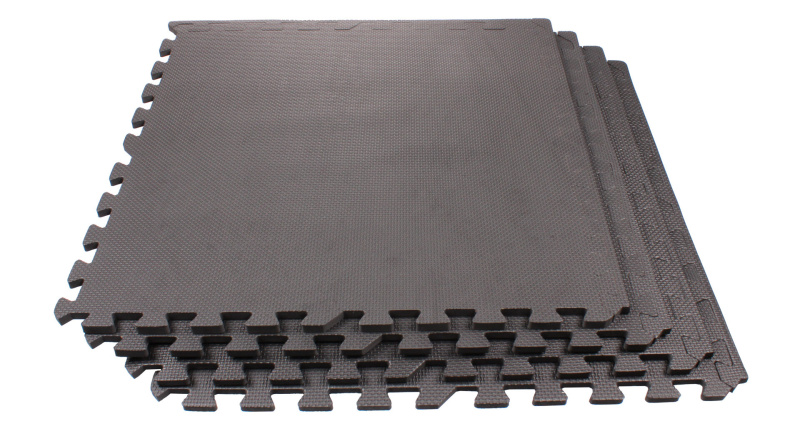 Fitness podložka 1.0 černá, 4 ks