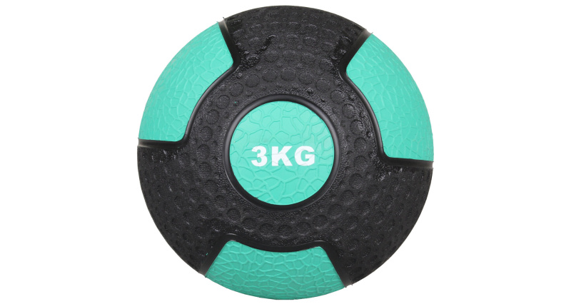 Dimple gumový medicinální míč, 3 kg