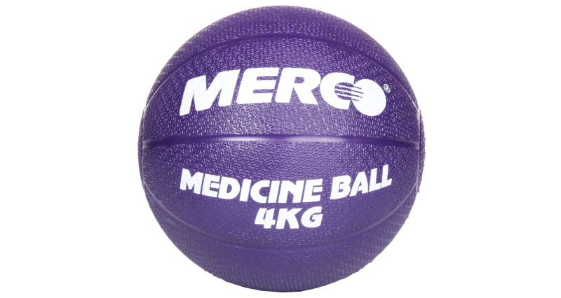Single gumový medicinální míč, 5 kg
