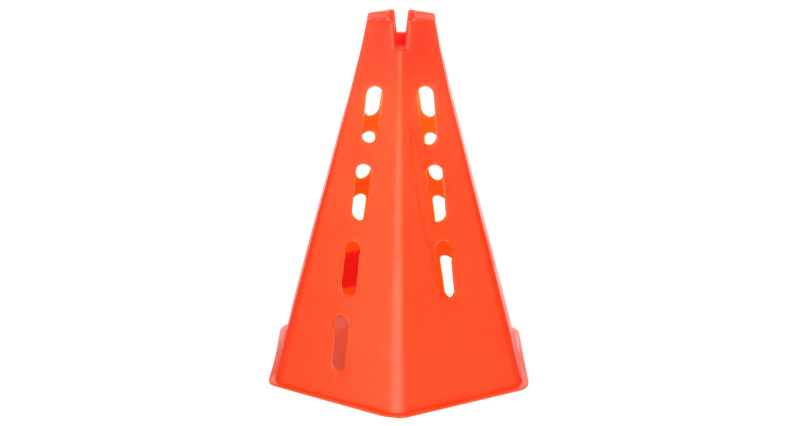 Hex Cone kužel s otvory oranžová, 32 cm