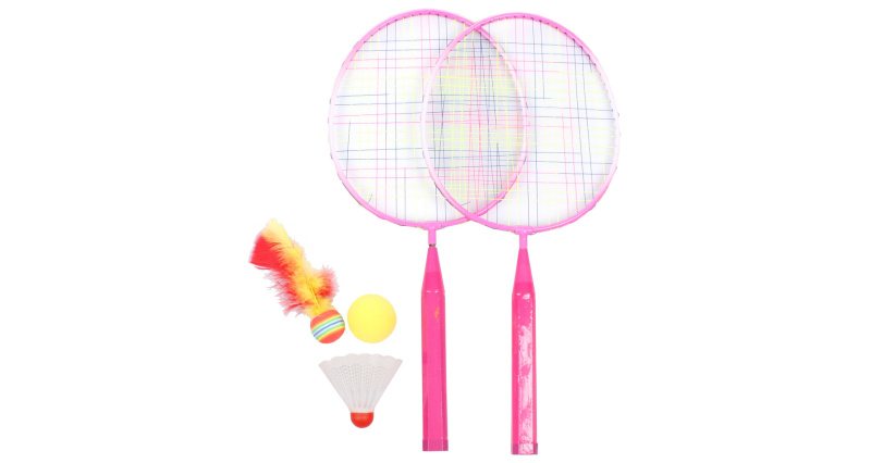 Training Set JR badmintonová sada růžová