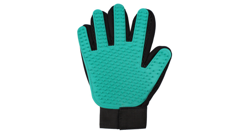 Pet Glove vyčesávací rukavice zelená