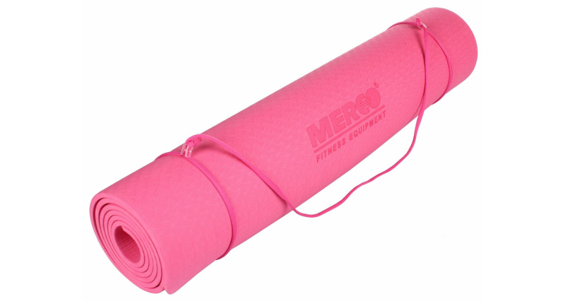 Yoga TPE 6 Mat podložka na cvičení červená