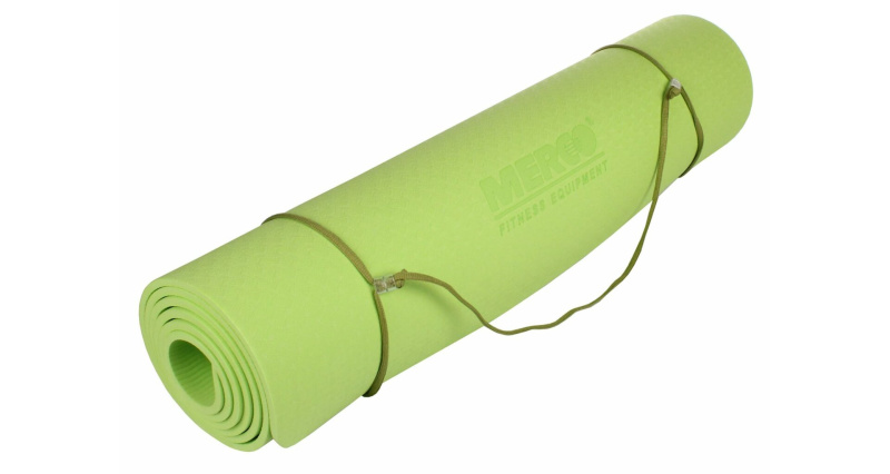 Yoga TPE 6 Mat podložka na cvičení limetková