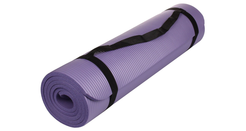 Yoga NBR 10 Mat podložka na cvičení fialová