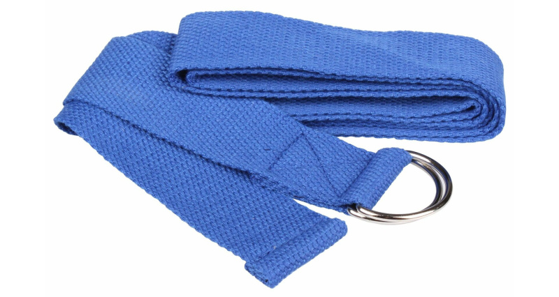 Yoga Strap pás na jógu modrá