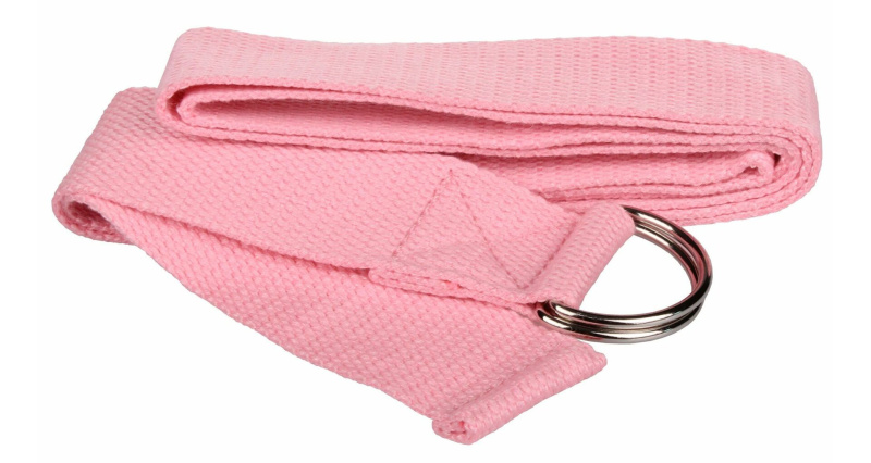 Yoga Strap pás na jógu růžová