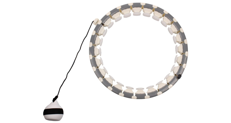 Hula Hoop Smart gymnastická obruč šedá