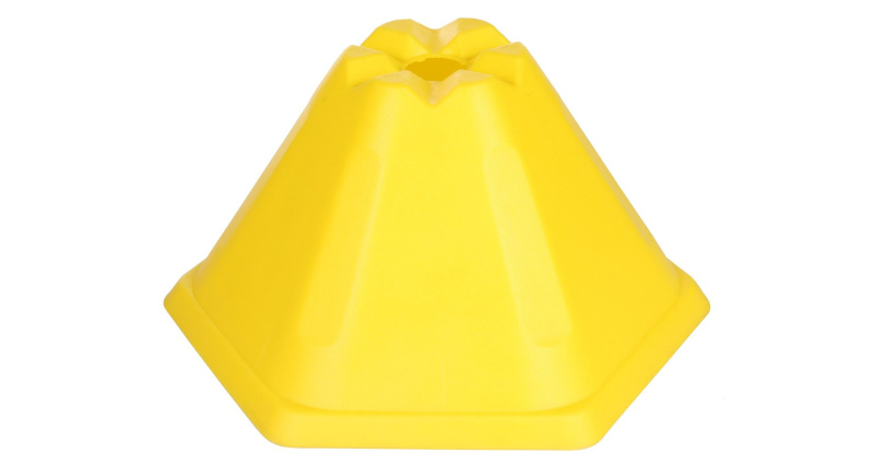 Hex Marker 6in víceúčelové mety žlutá