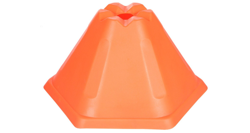 Hex Marker 6in víceúčelové mety oranžová