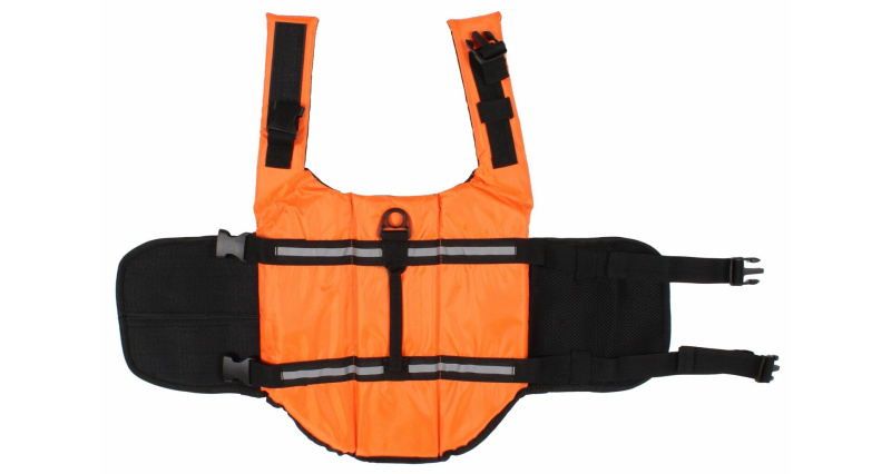 Dog Swimmer plovací vesta pro psa oranžová, S