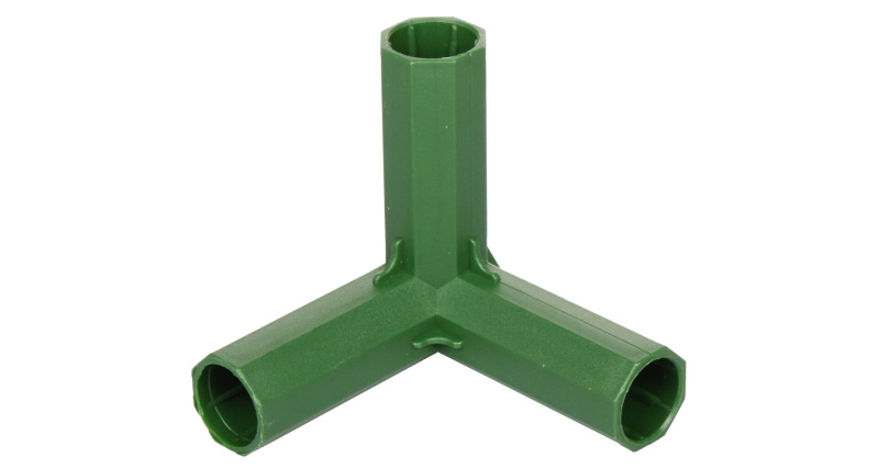 Pipe Buckle Corner spojka pro zahradní tyče, 11 mm