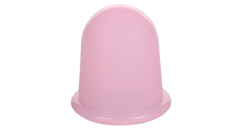 Cups masážní silikonové baňky, růžová