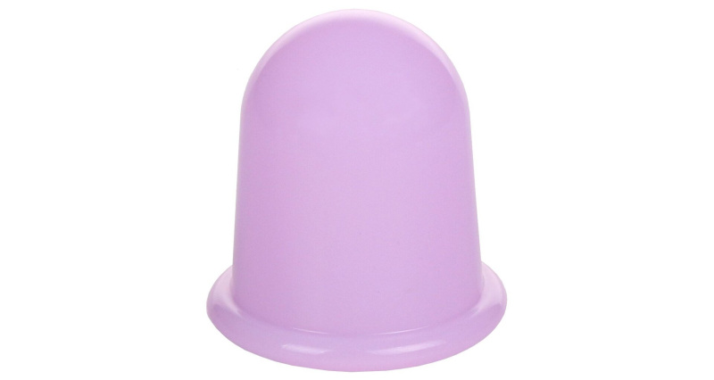 Cups masážní silikonové baňky, fialová