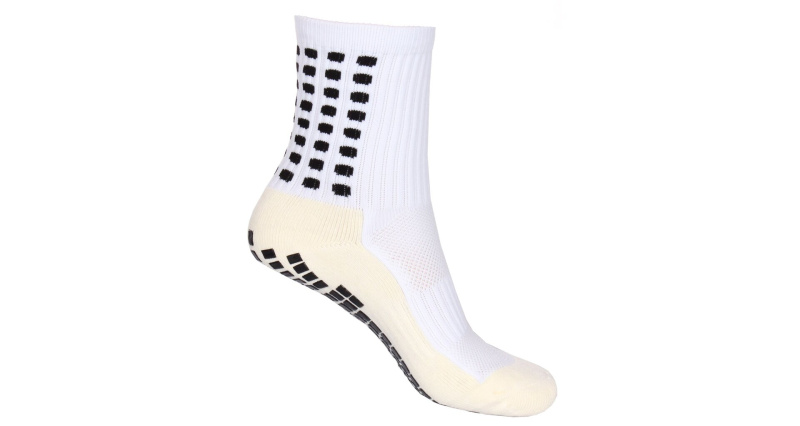 SoxShort Junior fotbalové ponožky, bílá