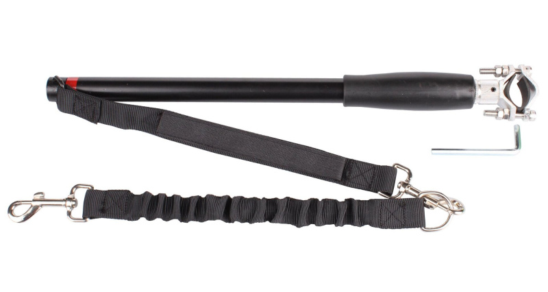 Bike Buddy vodící set na kolo pro psy, černá