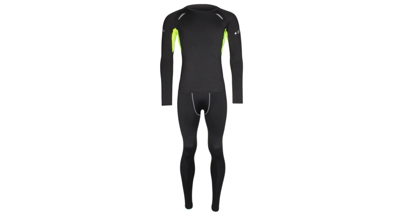 Thick Warm fitness set zelená, XL