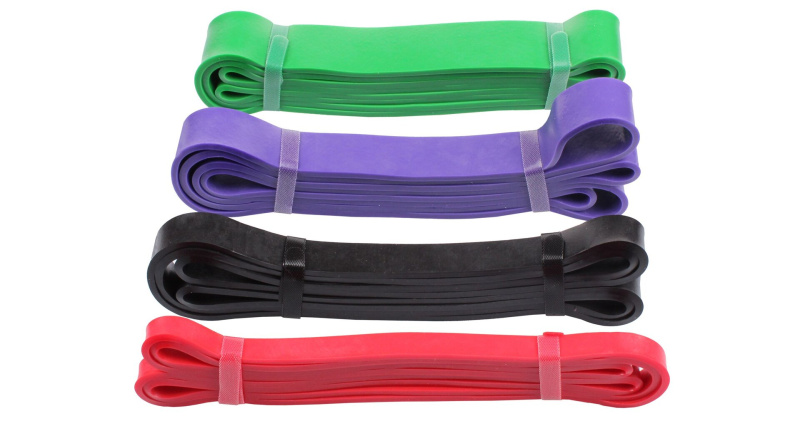 Force Band 4 TPE sada posilovacích gum, 1 sada