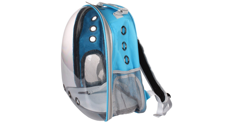 Petbag Transparent batoh na mazlíčky sv. modrá, 1 ks