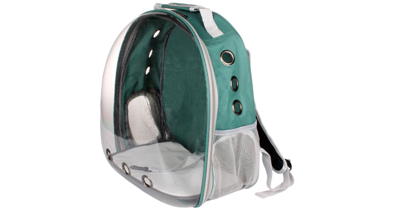 Petbag Transparent batoh na mazlíčky zelená, 1 ks