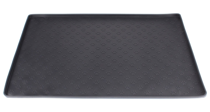 Pet Mat Small podložka pod misky černá, 1 ks