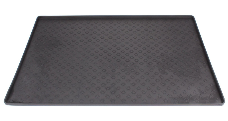 Pet Mat Large podložka pod misky černá, 1 ks
