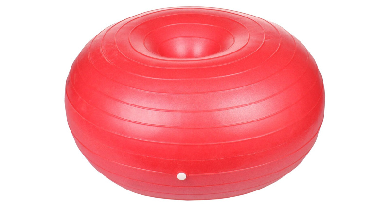 Donut 50 gymnastický míč červená, 1 ks