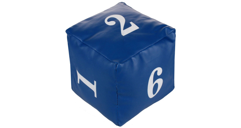 Dice Print 6 pěnová kostka, 1 ks