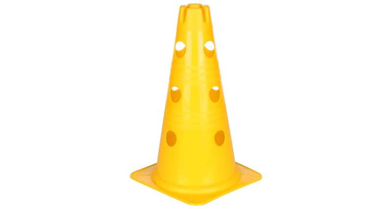 Vario kužel s otvory žlutá 30 cm, 1 ks