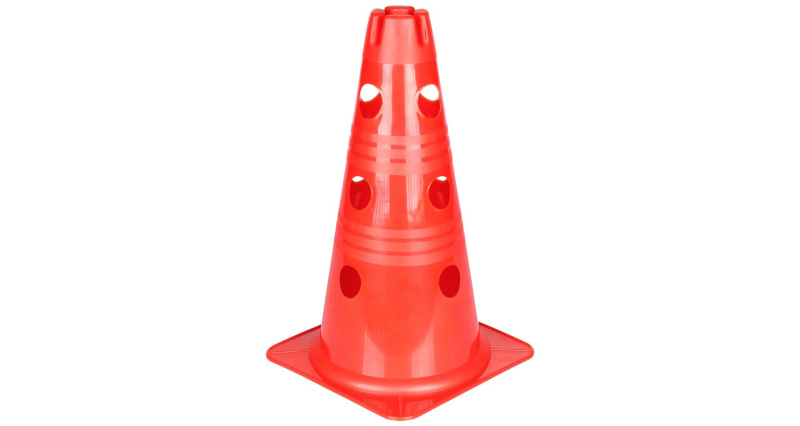 Vario kužel s otvory červená 30 cm, 1 ks