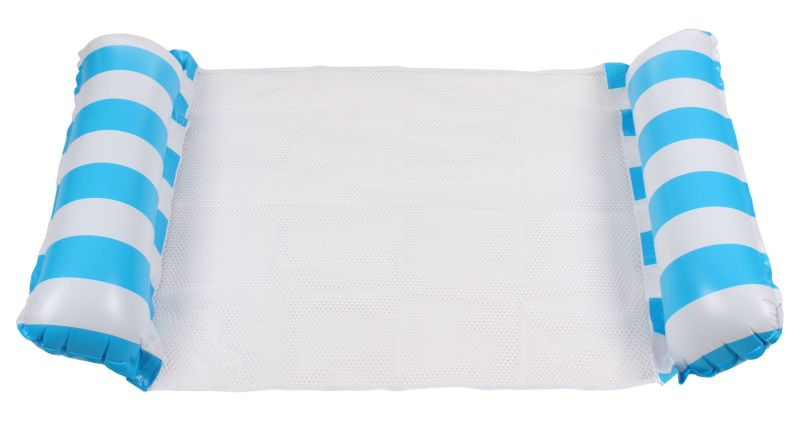 Float Stripe nafukovací lehátko modrá, 1 ks