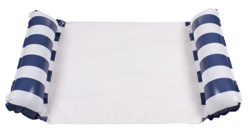 Float Stripe nafukovací lehátko navy, 1 ks