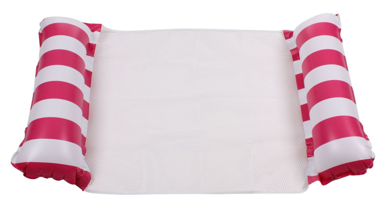 Float Stripe nafukovací lehátko růžová, 1 ks