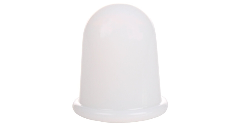 Cups Extra masážní silikonové baňky bílá, 1 ks