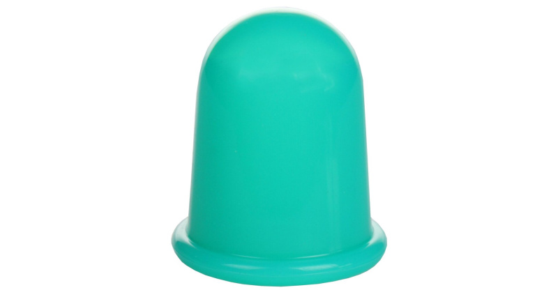 Cups Extra masážní silikonové baňky zelená, 1 ks