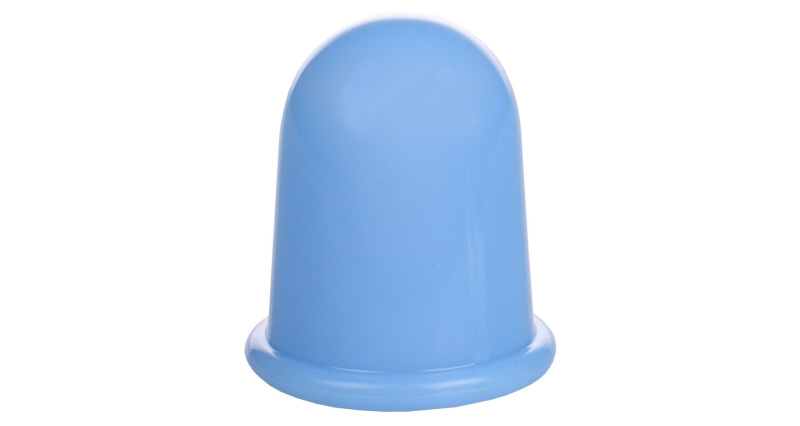 Cups Extra masážní silikonové baňky modrá, 1 ks