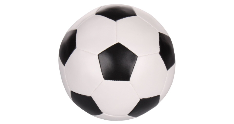 Soft Soccer fotbalový míč bílá, 1 ks