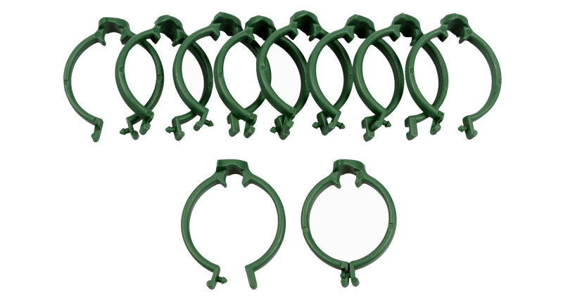 Plant Buckle spony pro tyčky k rostlinám 10 ks, 1 sada