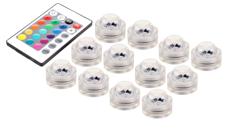 LED RC Light 12 ponorná světla, 1 sada