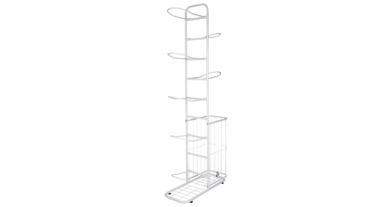 Multisport 7 stojan na sportovní pomůcky bílá, 1 ks