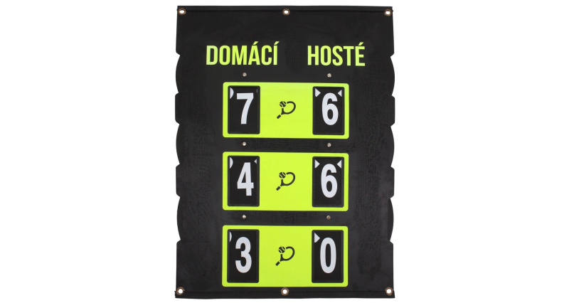 Scoreboard CZ tenisový ukazatel skóre, 1 ks