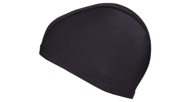 Polyester Cap plavecká čepice černá, 1 ks