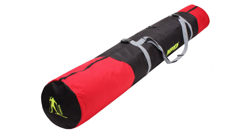 Ski Cross Country Bag vak na lyže černá-červená, 1 ks