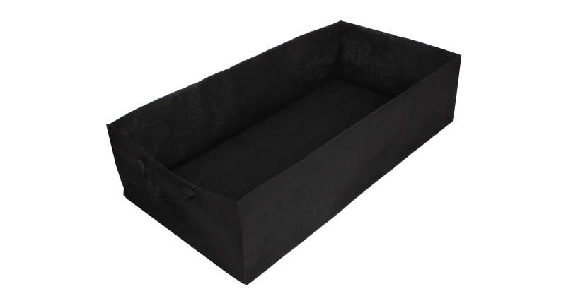 Box Grow Bag 120 textilní květináč černá, 1 ks