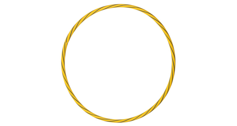 Hula Hoop Aero 60 gymnastická obruč, 1 ks