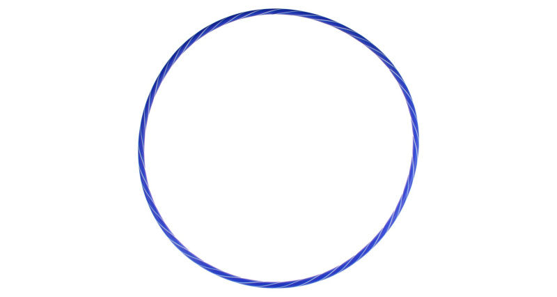 Hula Hoop Aero 80 gymnastická obruč, 1 ks