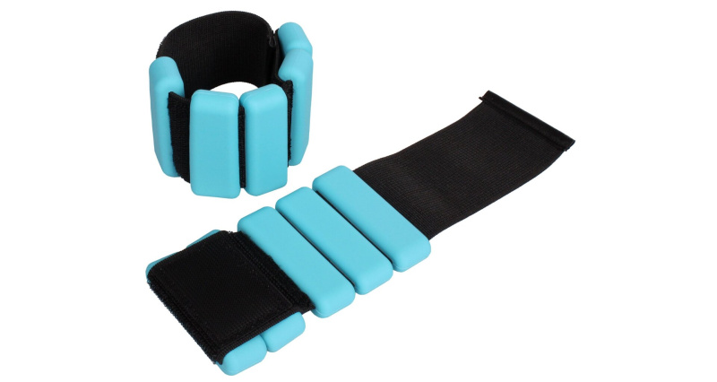 Silicone Fitness 240 sada závaží na zápěstí a kotníky, 1 pár